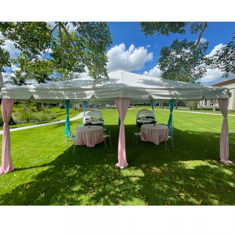 Leg Covers for 20x20 Tent Kids Fairyland Party Rental Lauderhill FL