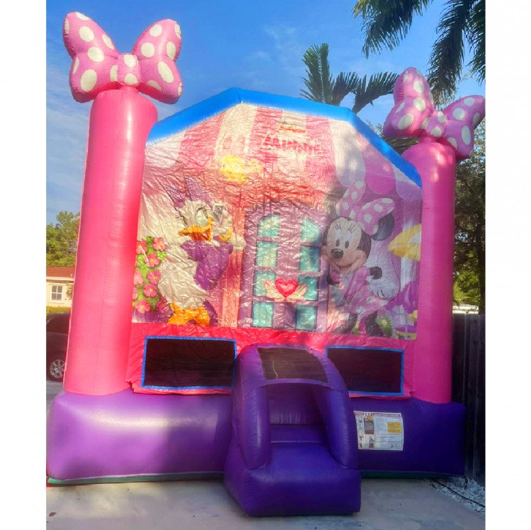 Minnie Mouse Bounce House Kids Fairyland Party Rental Lauderhill FL