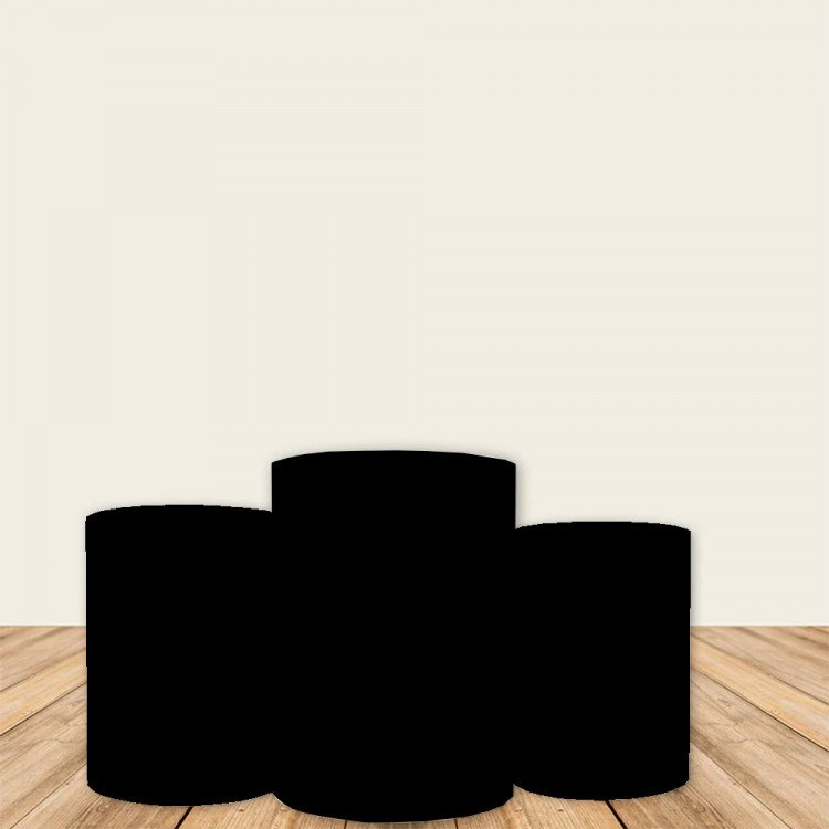 Black Pedestal Covers