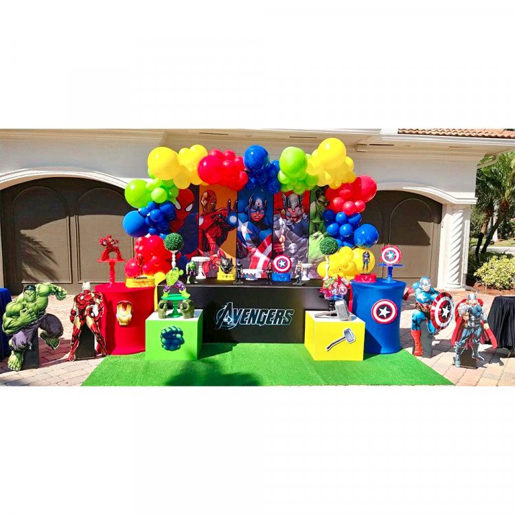 Avengers Superheroes Rectangular Backdrop Avengers Superheroes Rectangular Backdrop