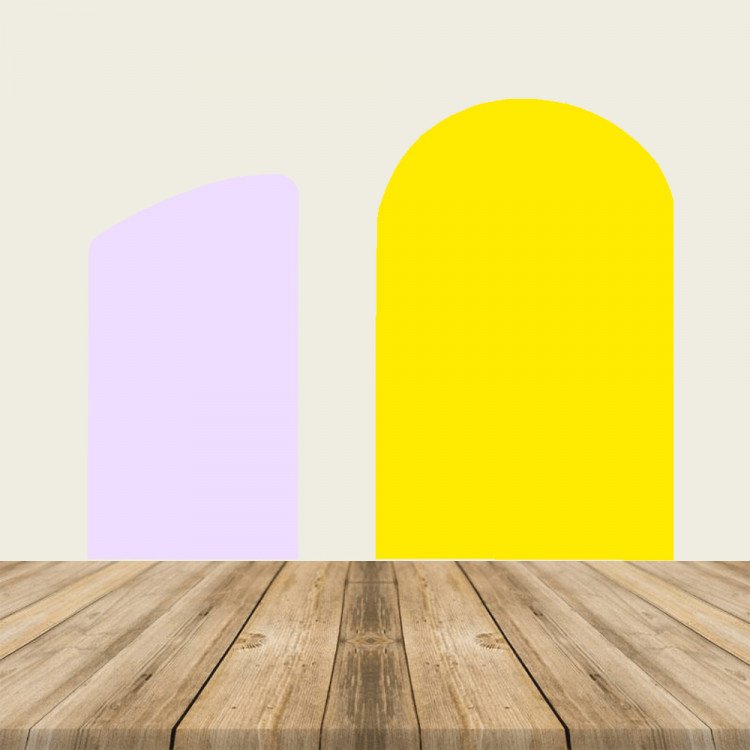 Lavender & Yellow Chiara Backdrop (Set of 2) Lavender & Yellow Chiara Backdrop (Set of 2)