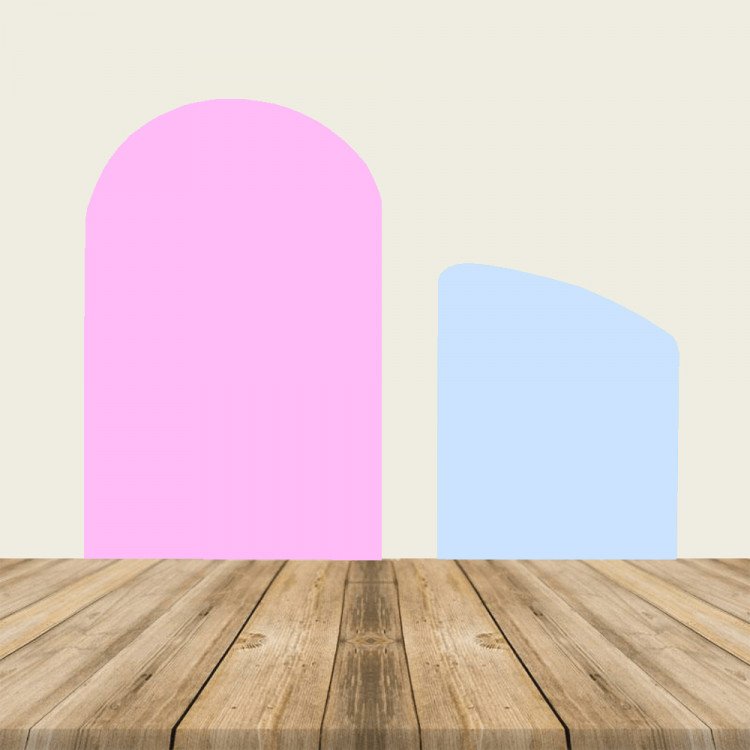 Light Pink & Baby Blue Chiara Backdrop (Set of 2) Light Pink & Baby Blue Chiara Backdrop (Set of 2)