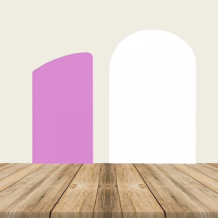 Pink & White Chiara Backdrop (Set of 2) Pink & White Chiara Backdrop (Set of 2)