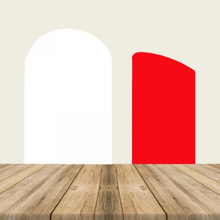 White & Red Chiara Backdrop (Set of 2) White & Red Chiara Backdrop (Set of 2)