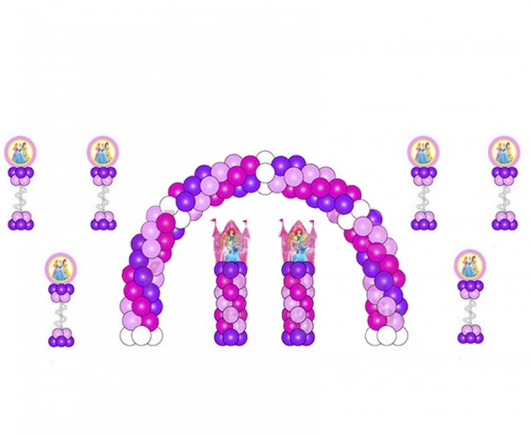 Princess Balloon Decoration Princess Balloon Decoration