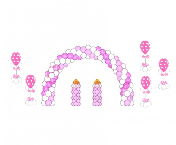 Baby Shower Girl Balloon Decoration Baby Shower Girl Balloon Decoration