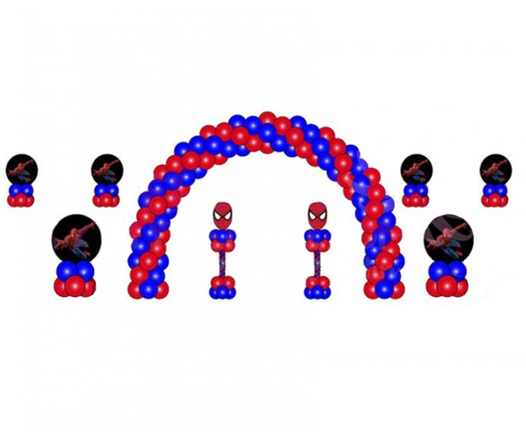 Spiderman Balloon Decoration Spiderman Balloon Decoration