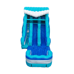 10 1746475936 15 Ft Aqua Breeze Double Lane Water Slide
