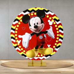 Mickey Mouse Round Backdrop A