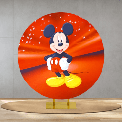 Mickey Mouse Round Backdrop B
