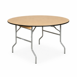 Round Wood Table 36