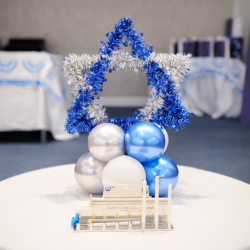Balloon Centerpieces Hanukkah