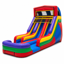18 Ft Module Water Slide Double Lane