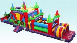 53ft rainbow 2 1625253480 Castle 53 ft Obstacle Course
