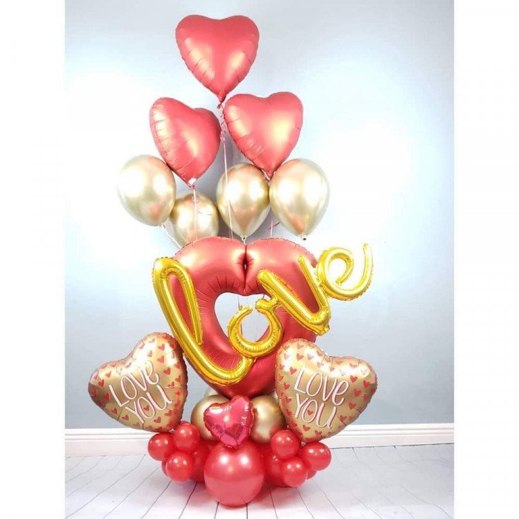Balloon Bouquet : Valentine #1