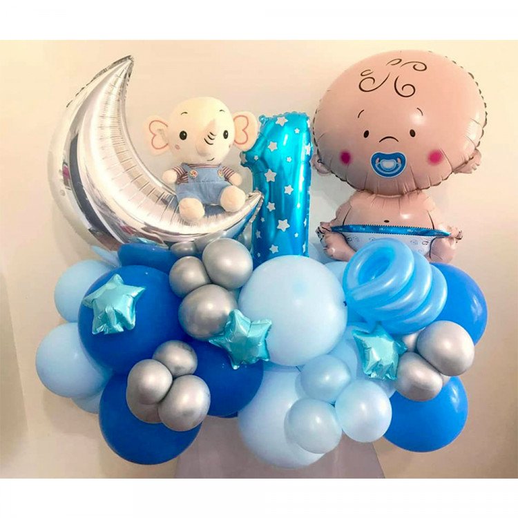 Balloon Bouquet : Newborn #4 - Kids Fairyland Party Rental Lauderhill FL