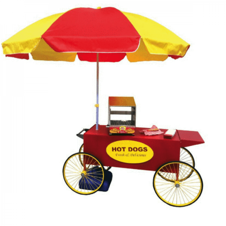 Hot Dogs Machine With Cart