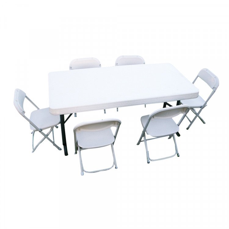 Kids Tables 4FT & 6 Small Kids Chairs
