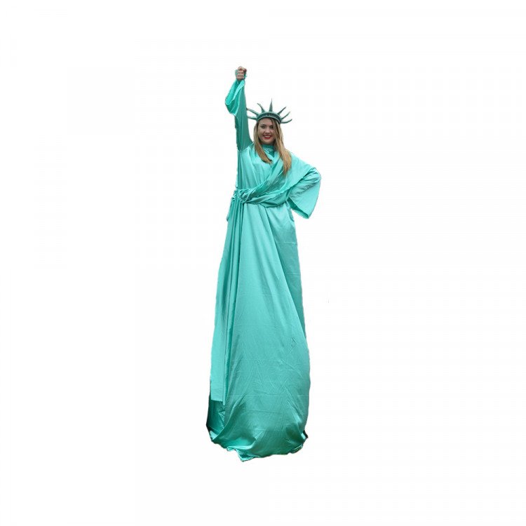 Statue Of Liberty Stilt Walker
