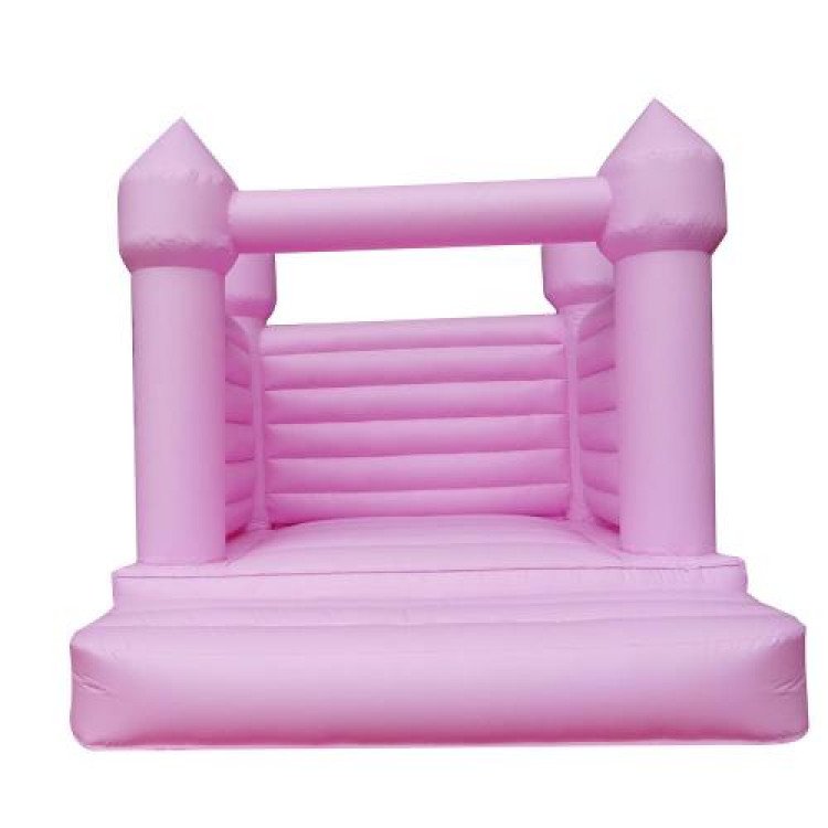 Pastel Pink Bounce House Castle
