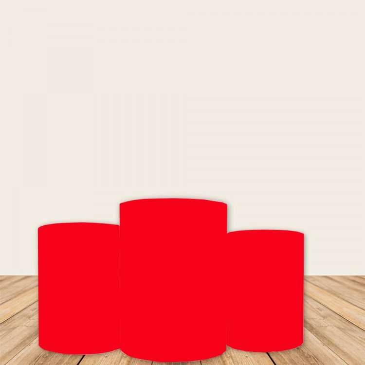 Red Pedestal Covers