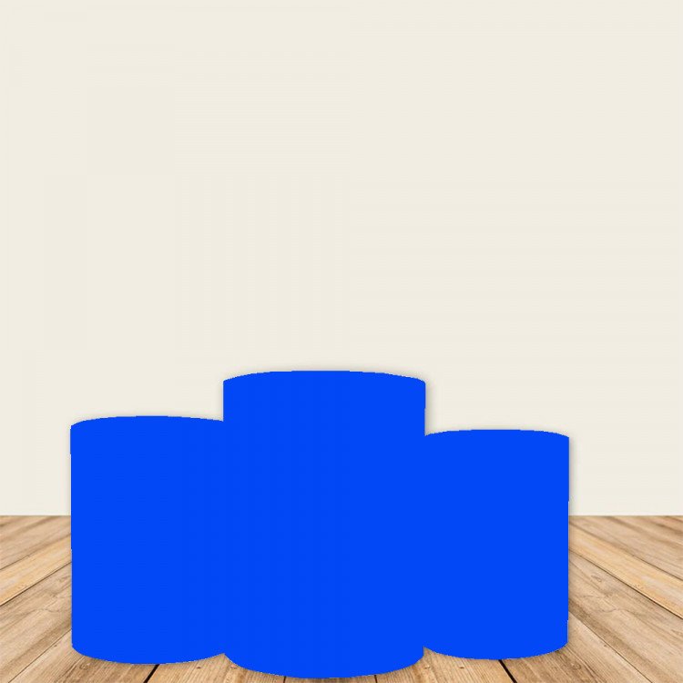 Blue Pedestal Covers