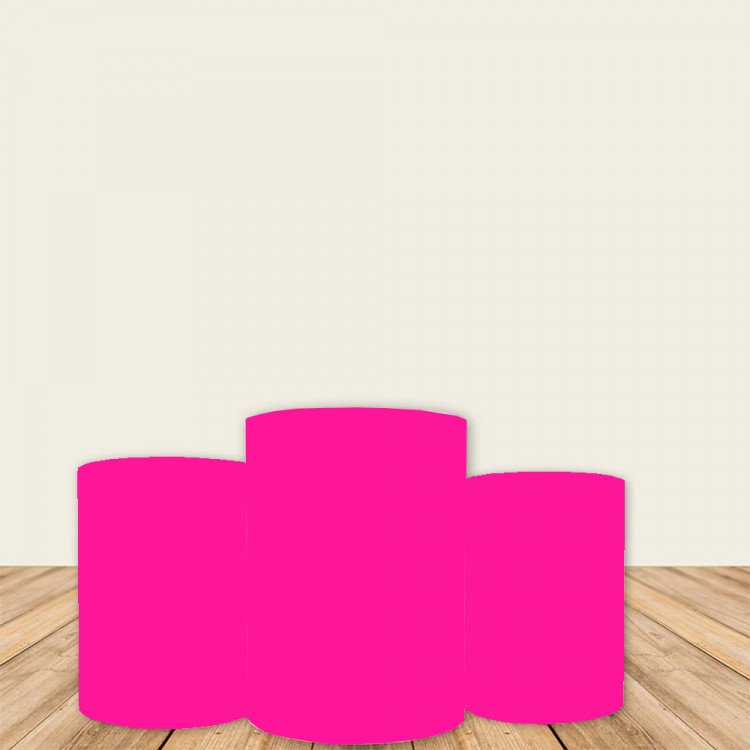 Hot Pink Pedestal Covers