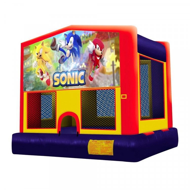 2 IN 1 SONIC THE HEDGEHOG BOUNCE HOUSE Party Inflatable - Bounce