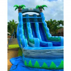 BH2098 1667861785 22 Ft Blue Crush Water Slide Double Lane