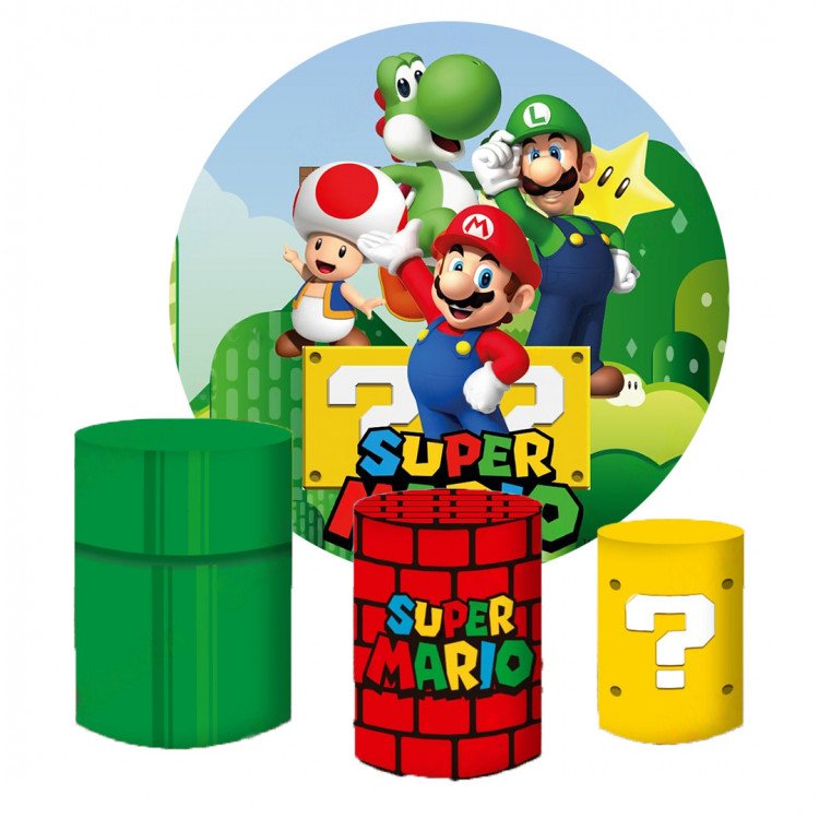 Mario Bros Party Set Decoration