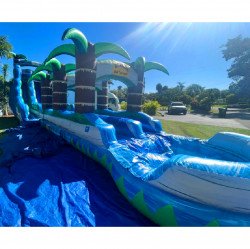 BH2024 1667421350 22 Ft Blue Crush Double Lane Water Slide with Slip and Slide