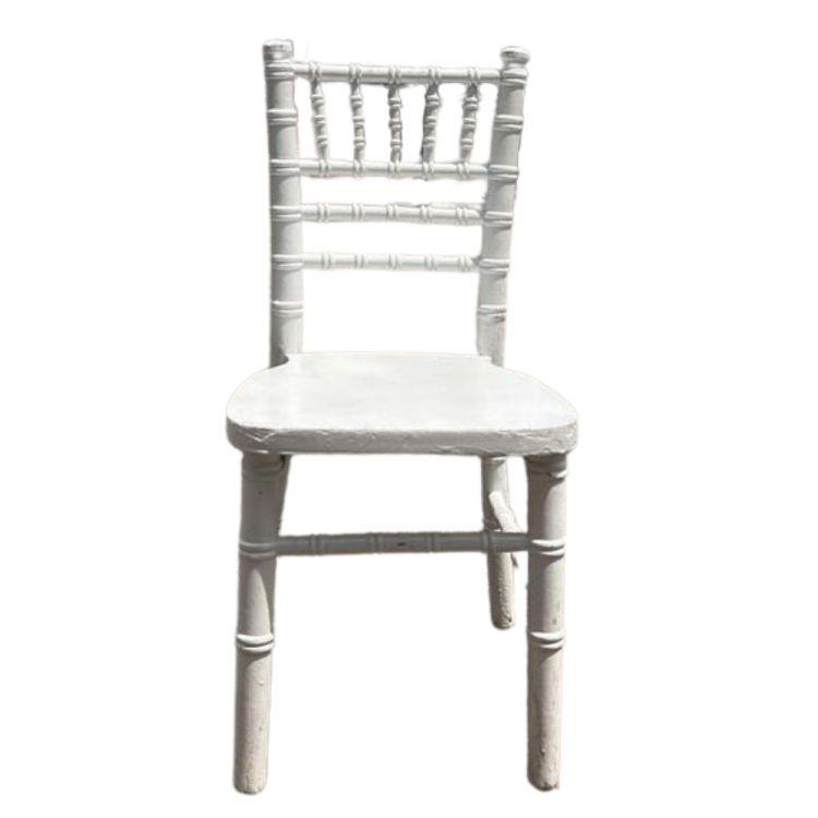 Grade B Kids Chiavari Chairs White