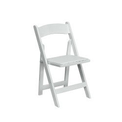 Resin White Folding Chairs