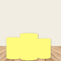 Pastel Yellow Pedestal Covers