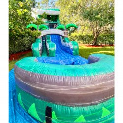 BH2018 1667419026 18 Ft Esmerald Crush Tsunami Water Slide