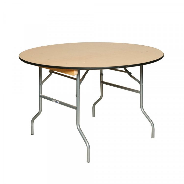 Round Wood Table 36