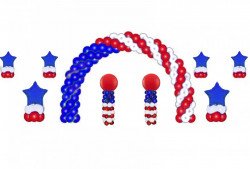 4th of July Ballooon Decoration