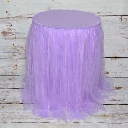 Lila Tutu Pedestal Covers