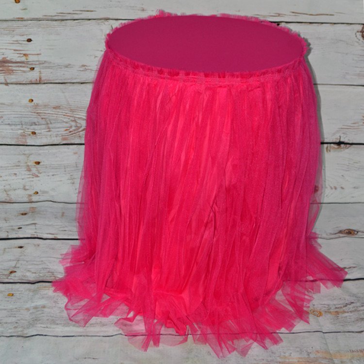 Hot Pink Tutu Pedestal Covers