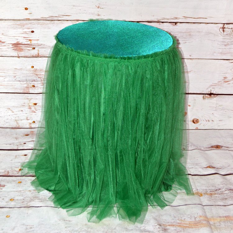 Green Tutu Pedestal Covers Green Tutu Pedestal Covers