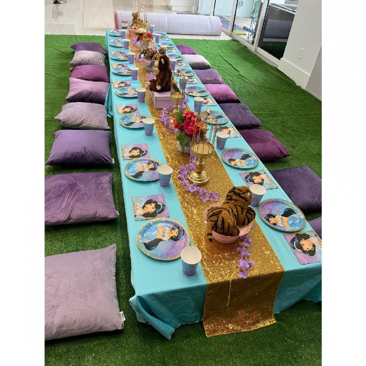 Decorated Boho Picnic Table Decorated Boho Picnic Table