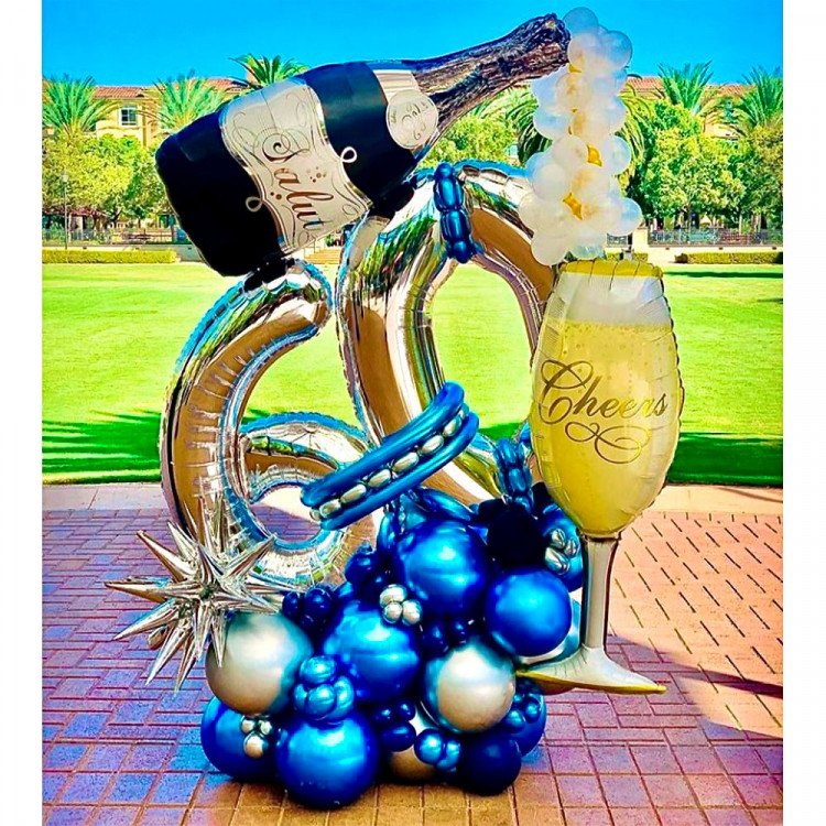 Balloon Bouquet : Birthday #6 Balloon Bouquet : Birthday #6
