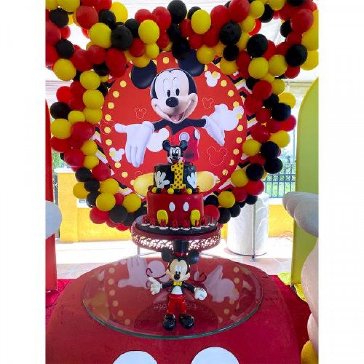 Mickey Mouse Round Backdrop