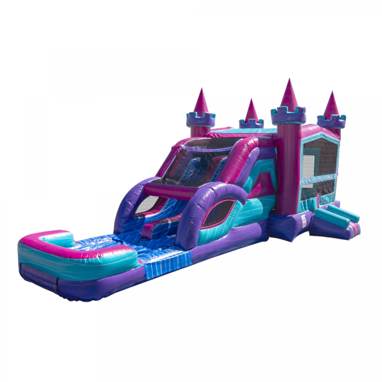 4 In 1 Princess Castle Module Combo Double Lane