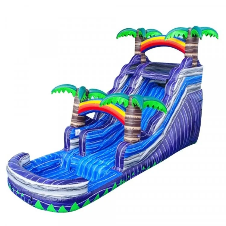 16 ft purple plunger water slide broward