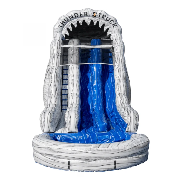 22 ft thunderstruck double lane water slide broward