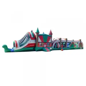 68 ft medieval module obstacle course 8 in 1 water slide broward