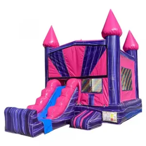marble princess castle 2 in 1 water slide broward Water Slides Rental Broward