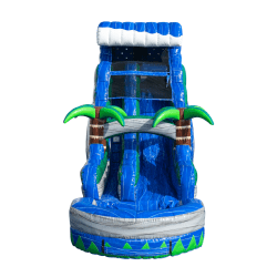 15 1746476821 22 Ft Blue Crush Water Slide Double Lane