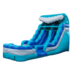 15 Ft Aqua Breeze Double Lane Water Slide
